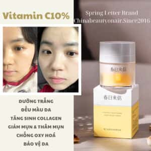 KEM DƯỠNG VITAMIN C 10% CAO CẤP GIÚP SÁNG ĐỀU MÀU