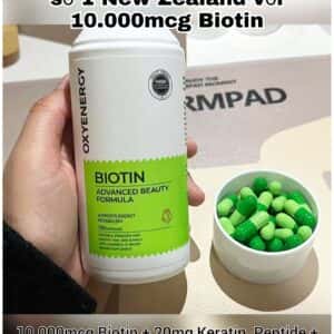 VIÊN UỐNG MỌC TÓC BIOTIN - TRỊ HÓI, TRỊ RỤNG, PHỤC HỒI HƯ TỔN NEWZEALAND - Ảnh 6