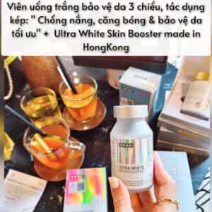 ULTRA WHITE SKIN BOOSTER - VIÊN UỐNG TRẮNG DA, CHỐNG NẮNG, GIẢM NÁM CAO CẤP - Ảnh 5