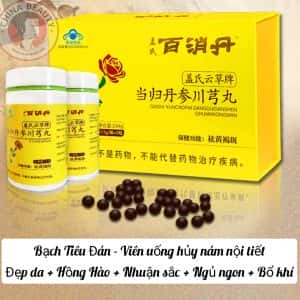 VIÊN UỐNG ĐÀO THẢI NÁM NỘI TIẾT - NHUẬN KHÍ - DƯỠNG HỒNG HÀO TỪ BÊN TRONG